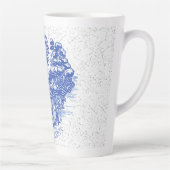 Blue Willow Rabbit Island Whimsical Crackle Look Milchtasse (Rechts)