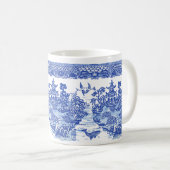 Blue Willow Turtle Tortoise Isle of Animals Fun Kaffeetasse (VorderseiteRechts)