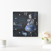 Blue Willow Wall Uhr (Zuhause)