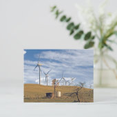 Blue Wind Postcard Postkarte (Stehend Vorderseite)