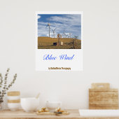 Blue Wind Poster (Küche)