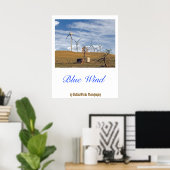 Blue Wind Poster (Heimbüro)