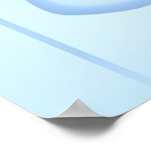 Blue window. poster (Ecke)