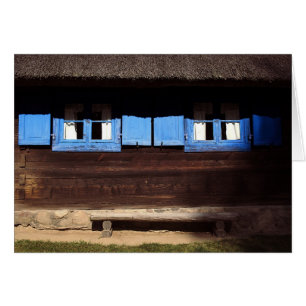 Blue Window Shutters - Karte