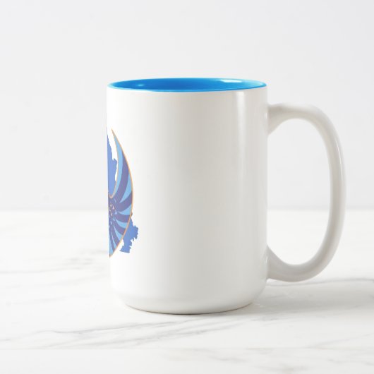 Blue Wing Alliance Coffee Mug  Zweifarbige Tasse (Rechts)