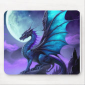 Blue Winged Dragon Mousepad (Vorne)