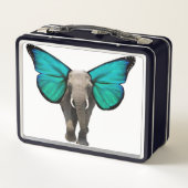 Blue Winged Elephant Lunch Box (Rückseite)