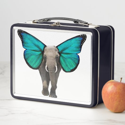 Blue Winged Elephant Lunch Box (Beispiel)