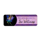 Blue Winged Pixie Book Label (Vorne)