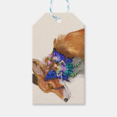 Blue Winged Pixie Geschenkanhänger (Vorderseite)