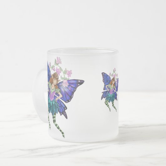 Blue Winged Pixie Mattglastasse (Vorderseite Links)