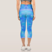 Blue Wings Capri Leggings (Rückseite)