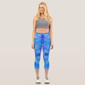 Blue Wings Capri Leggings (Vorderseite)