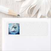 Blue Winter Address Labels (Insitu)