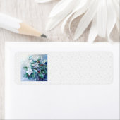 Blue Winter Address Labels (Insitu)