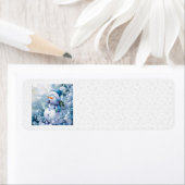Blue Winter Address Labels (Insitu)