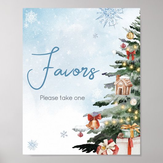 Blue Winter Baby ist kalt draußen Liebhaber Poster (Vorne)