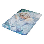 Blue Winter Bath Mat Badematte (Schrägansicht)