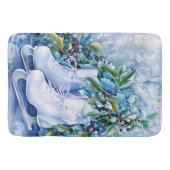 Blue Winter Bath Mat Badematte (Vorderseite)