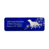 Blue Winter Bretagne Rücksendeadresse (Vorne)