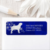 Blue Winter Bull Mastiff Rücksendeadresse (Insitu)