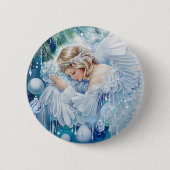Blue Winter Button (Vorderseite)