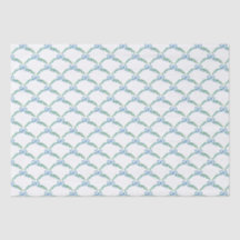 Blue Winter Coquette Coastal Bow Garland