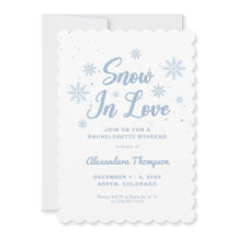 Blue Winter Junggeselinnen-Abschied