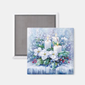Blue Winter Magnet (Vorderseite/Rückseite)