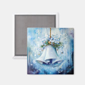 Blue Winter Magnet (Vorderseite/Rückseite)