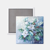 Blue Winter Magnet (Vorderseite/Rückseite)