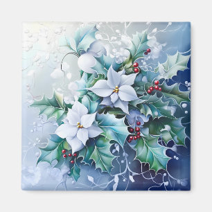 Blue Winter Magnet