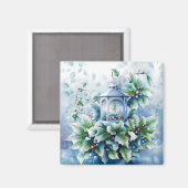 Blue Winter Magnet (Vorderseite/Rückseite)