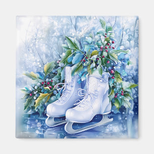 Blue Winter Magnet