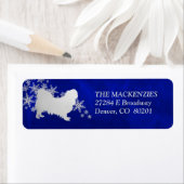 Blue Winter Pekingese Rücksendeadresse (Insitu)