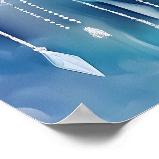 Blue Winter Poster (Ecke)