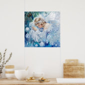 Blue Winter Poster (Küche)