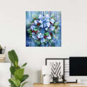 Blue Winter Poster (Heimbüro)