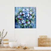 Blue Winter Poster (Küche)