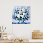 Blue Winter Poster (Küche)