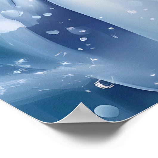 Blue Winter Poster (Ecke)