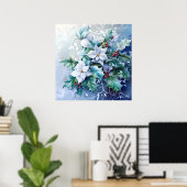 Blue Winter Poster (Heimbüro)