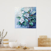 Blue Winter Poster (Küche)