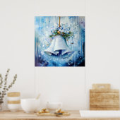 Blue Winter Poster (Küche)