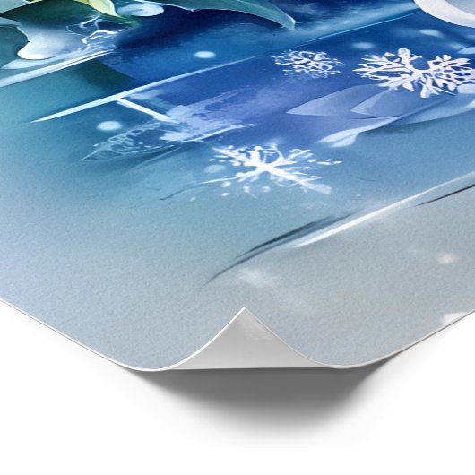 Blue Winter Poster (Ecke)