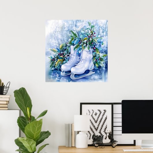 Blue Winter Poster (Heimbüro)