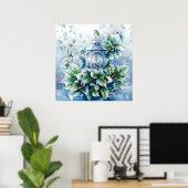 Blue Winter Poster (Heimbüro)
