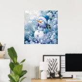 Blue Winter Poster (Heimbüro)