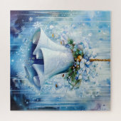 Blue Winter Puzzle (Horizontal)