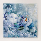 Blue Winter Puzzle (Horizontal)